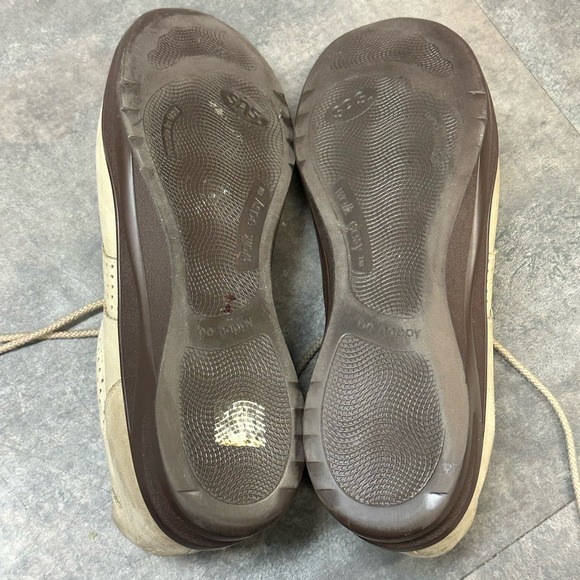 SAS Women's 11 Walk Easy Lace Up Suede Leather Sneakers Walking Shoes Orthotic - Picture 10 of 13